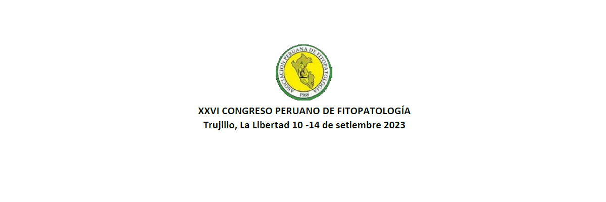 XXVI Congreso peruano de Fitopatología